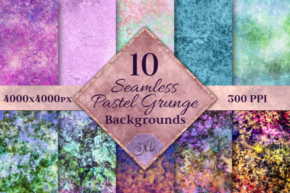 Adding Depth and Character with Seamless Pastel Grunge Backgrounds