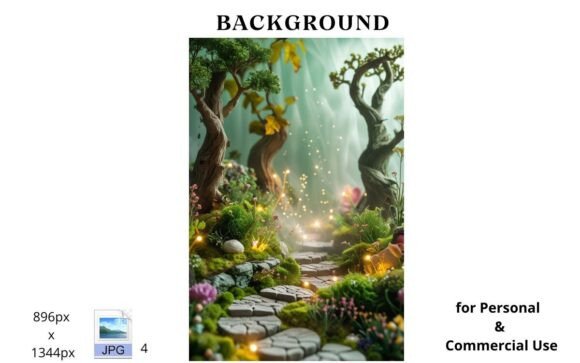 Enchant Your Projects with Gardens Backgrounds