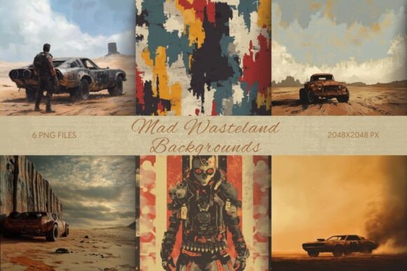 Mad Wasteland Backgrounds: A Designer's Survival Kit