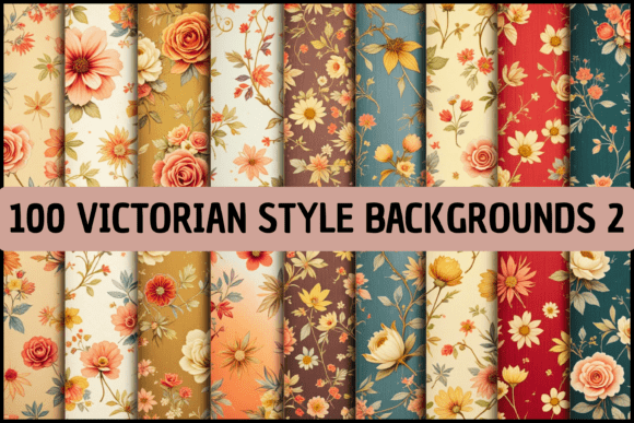 Timeless Elegance: 100 Victorian Flowers Backgrounds 2