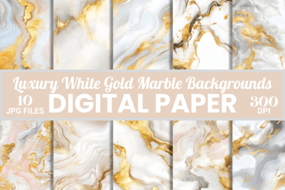 Timeless Elegance: Working with Luxury White Gold Marble Backgrounds