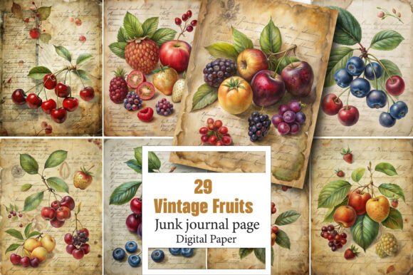 Vintage Fruits Journal Backgrounds: A Designer's Guide