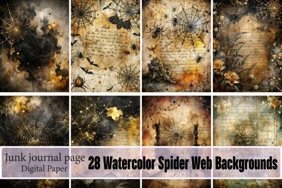 Watercolor Spider Web Backgrounds: A Designer's Guide